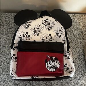 Disney Mickey Mouse Mini Bag - Black, White, and Red